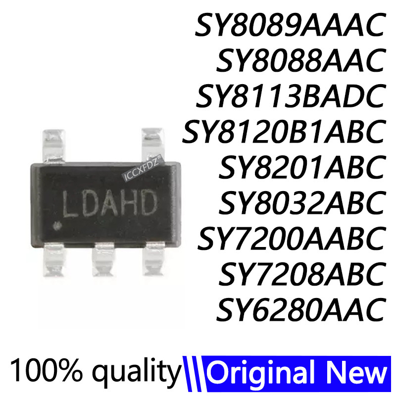 ยี่ห้อใหม่ (10 ชิ้น) SY8089AAAC SOT23-5 SY8089 SY8089AAC SY8089A SY8088AAC SY8088 SY8113BADC SY8113 