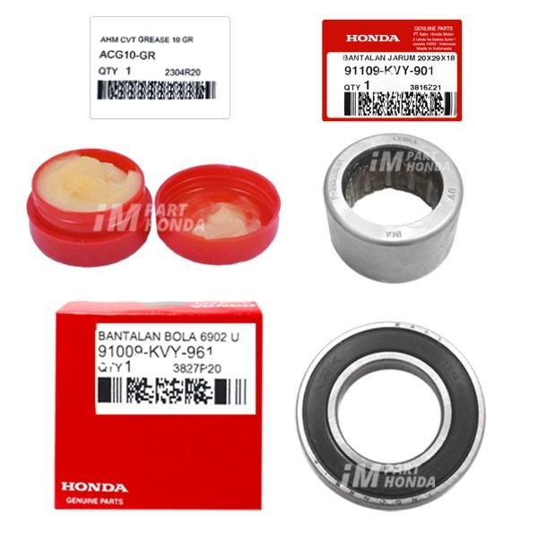 91009-KVY-961 91109-KVY-901 ACG10GR แบริ่งไม้ไผ่ 6902 จาระบี CVT Beat Scoopy Spacy Vario 110 125 150