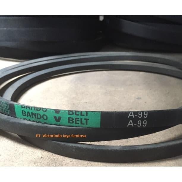 Vanbelt / fanbelt เข็มขัด V ซีลสีเขียว bando A 99 หรือ A99 หรือ A-99