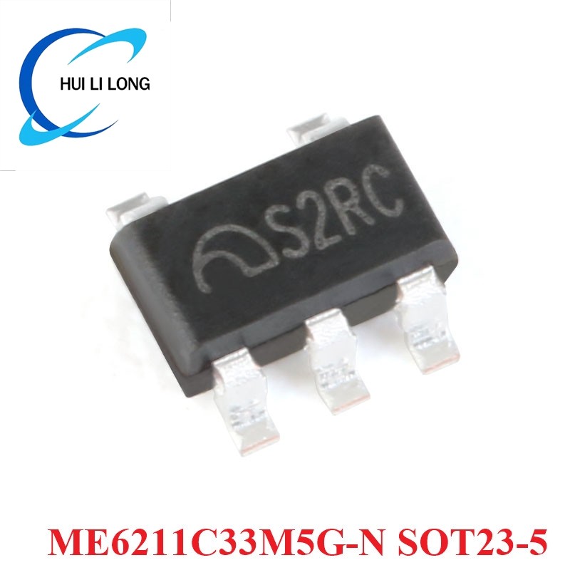 20/10pcs ME6211 ME6211C33 ME6211C33M5G ME6211C33M5G-N SOT23-5 3.3V 500mA Low Dropout Linear V oltage