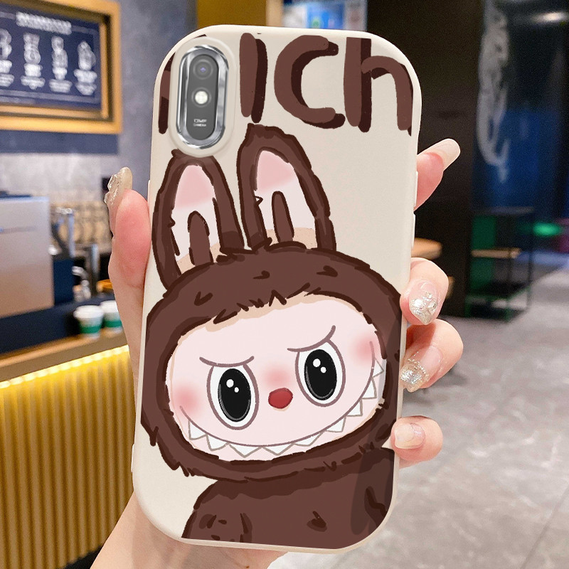 เคสสำหรับ Xiaomi Redmi 9A 9I เคสโทรศัพท์สัตว์ประหลาดน่ารักกันกระแทกกลมและอ้วน