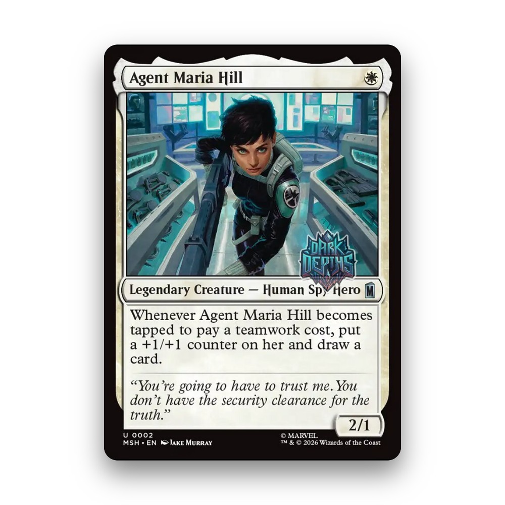 [MTG] Agent Maria Hill (#2) [MSH] [WHITE] [UNCOM] | Magic the Gathering