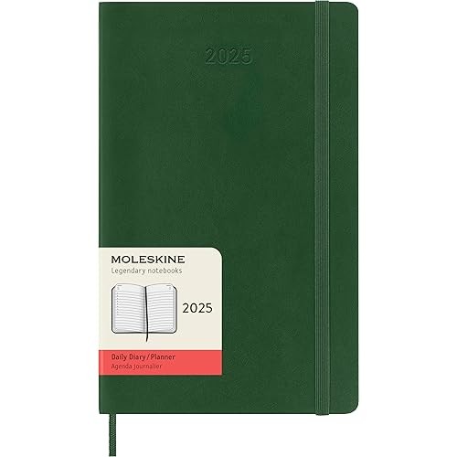 [Direct from JP] Moleskine 2025 Planner, January Start, 1 Page Per Day, 12-Month Daily Diary, Large 