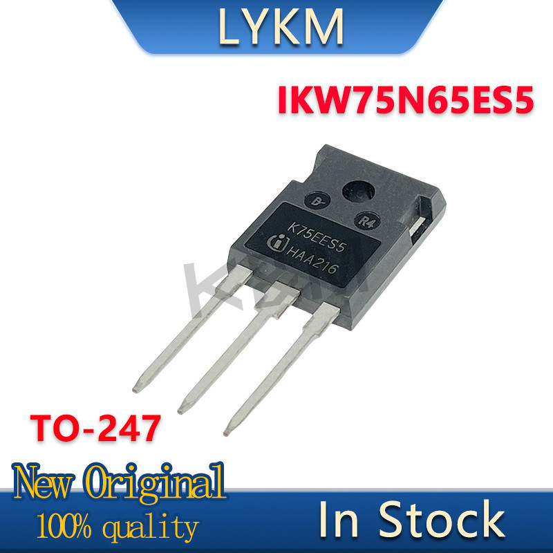 5/PCS ใหม่ Original K75EES5 IKW75N65ES5 TO-247 75A 650V IGBT field-effect ทรานซิสเตอร์ในสต็อก