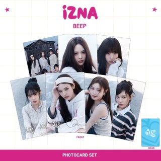 IZNA BEEEP โฟโต้การ์ด 2 ด้าน 8 ชิ้น KPOP UNOFFICIAL NAYA JEEMIN JUNGEUN SAEBI KOKO MAI SARANG JIYOON