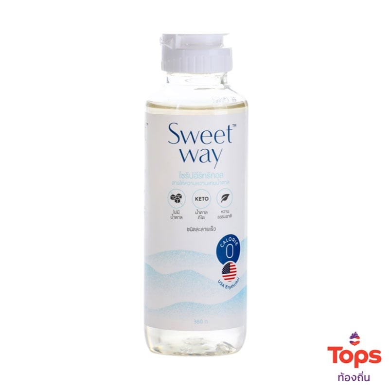 SWEETWAY สวีทเวย์น้ำเชื่อมอีริทริทอล 345มล. [8859220410142]