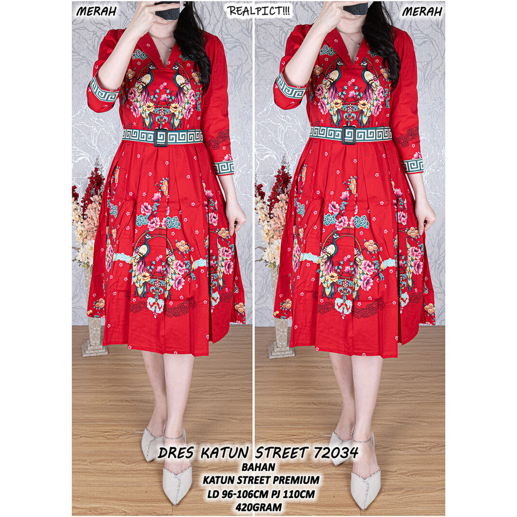 KATUN STREET COTTON DRESS 72034 (ALTWAYS STOCK READY)