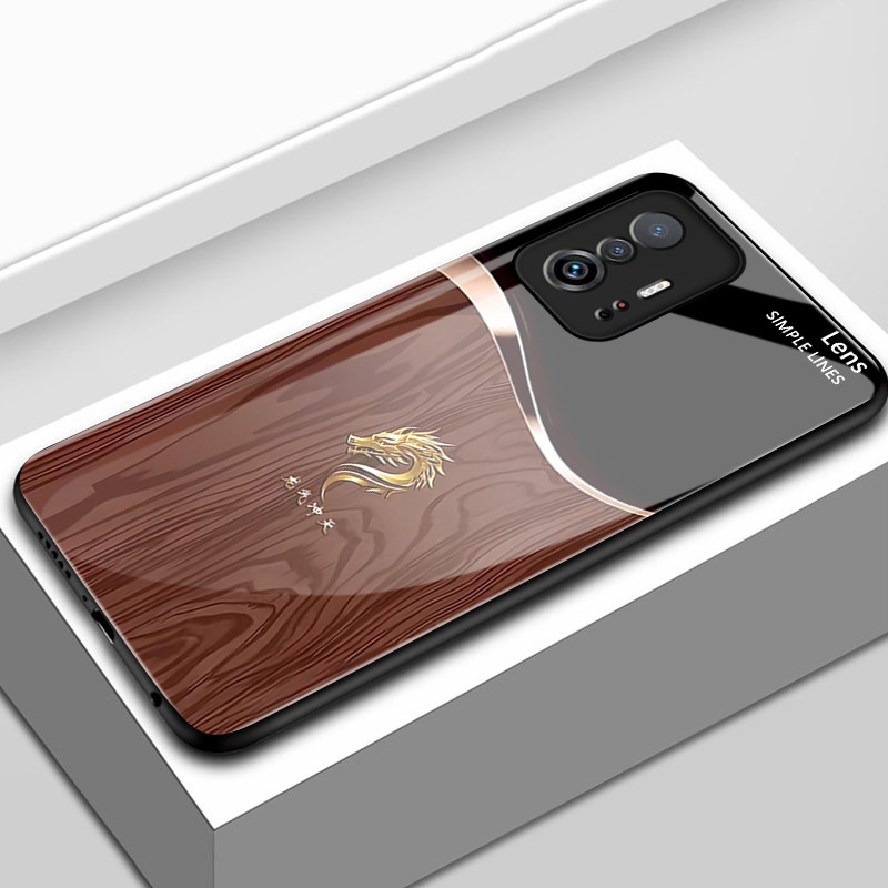 เคสสำหรับ Xiaomi 11T 11T Pro 10 Ultra 5G เคสโทรศัพท์มังกรเปลือกแก้วกันกระแทก – โปรปัง