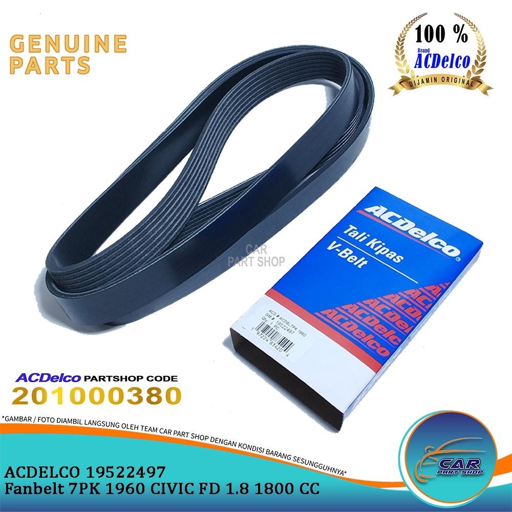 Fanbelt V Belt Fan Belt 7PK 1960 CIVIC FD 1.8 1800 CC Ac Delco