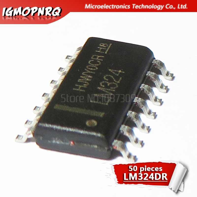 50 ชิ้น SOP14 SMD LM324D LM324 LM324DT LM324DR ใหม่เดิม