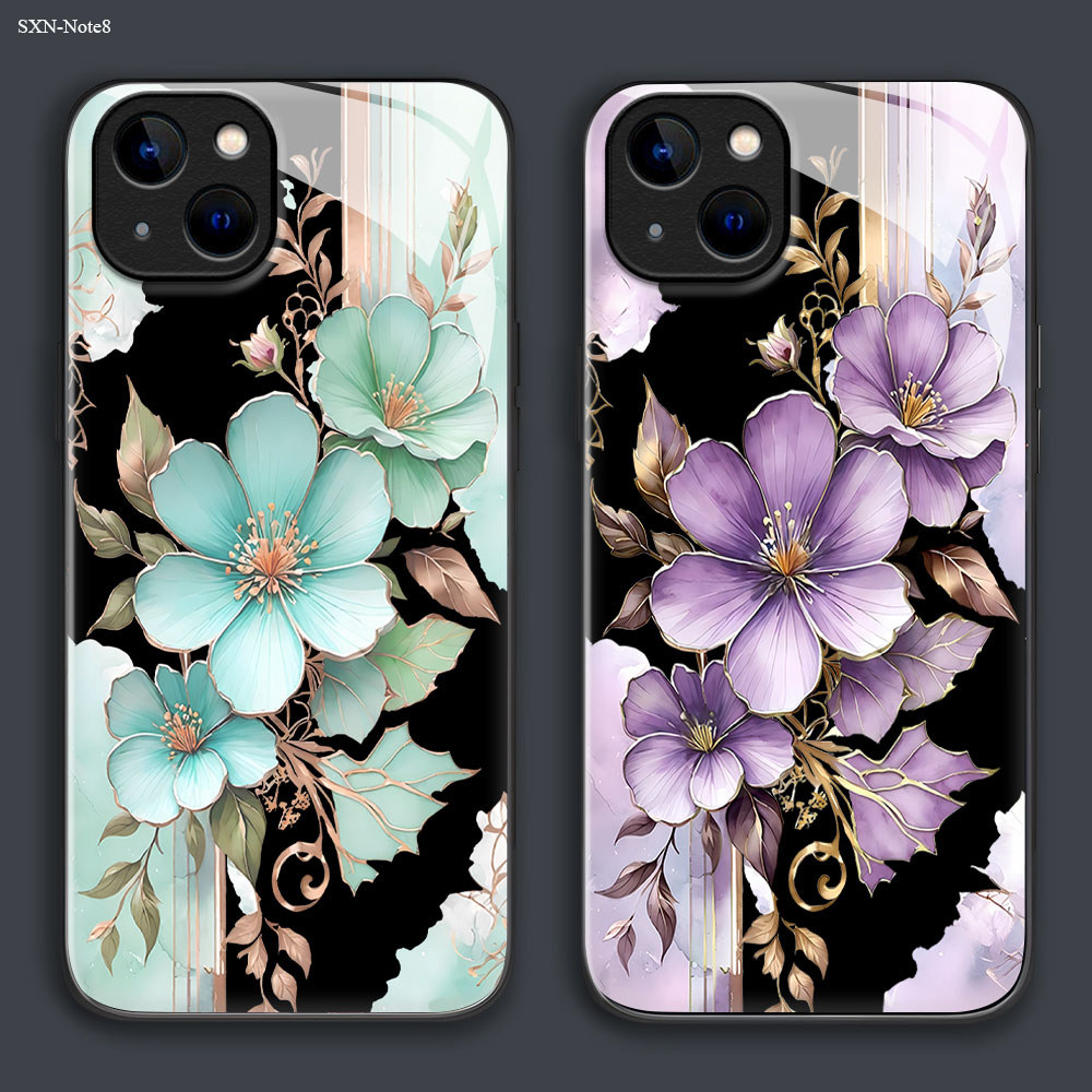 เคส For Samsung Galaxy Note 20 10 9 8 Plus Lite Ultra เคสโทรศัพท์ เคสมือถือ เคสซัมซุง เคสแข็ง Phone Glass Case BLK