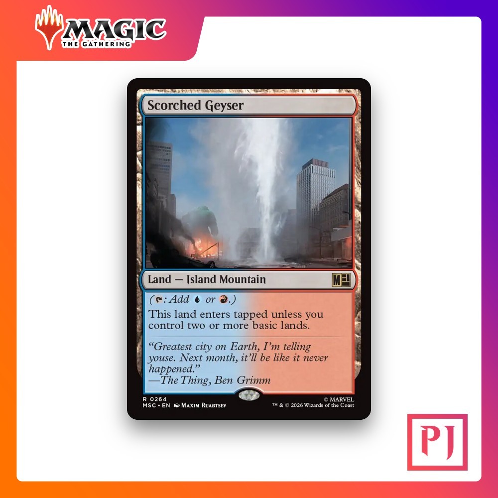 [MTG] Scorched Geyser (#264) [MSC] [LAND] [RARE] | Magic the Gathering