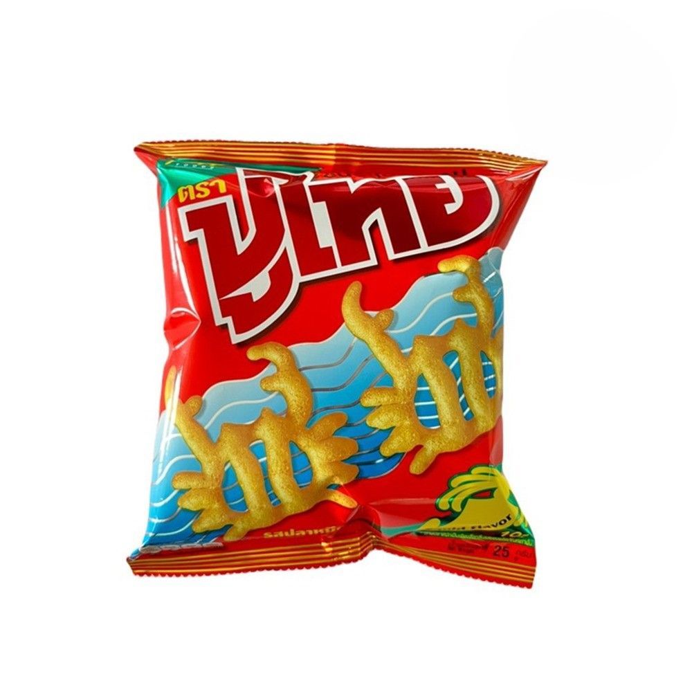 ปูไทยขนมทอดกรอบปลาหมึก 25ก.