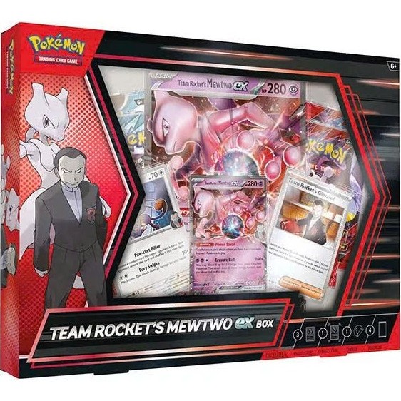 กล่อง Mewtwo ex ของ Pokemon Team Rocket