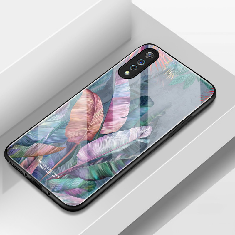 เคสสำหรับ VIVO S1 Pro เคสโทรศัพท์ขนเป็ดเปลือกแก้วกันกระแทก