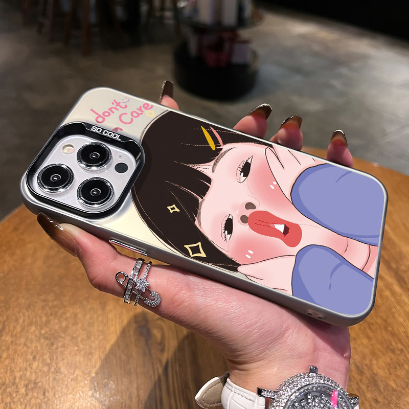 MHKETH เคสสำหรับ OPPO Reno 5 4G Reno 5 5G Reno 5K Reno 6 4G Find X3 Lite เคสโทรศัพท์ผิวเกล็ดน้ำแข็งสไตล์คู่รักตลก - รูปที่ 7