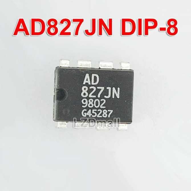 2pcs AD827JN DIP-8 AD-827JN AD827 DIP8 เสียงพลังงานต่ํา Dual Operational เครื่องขยายเสียง