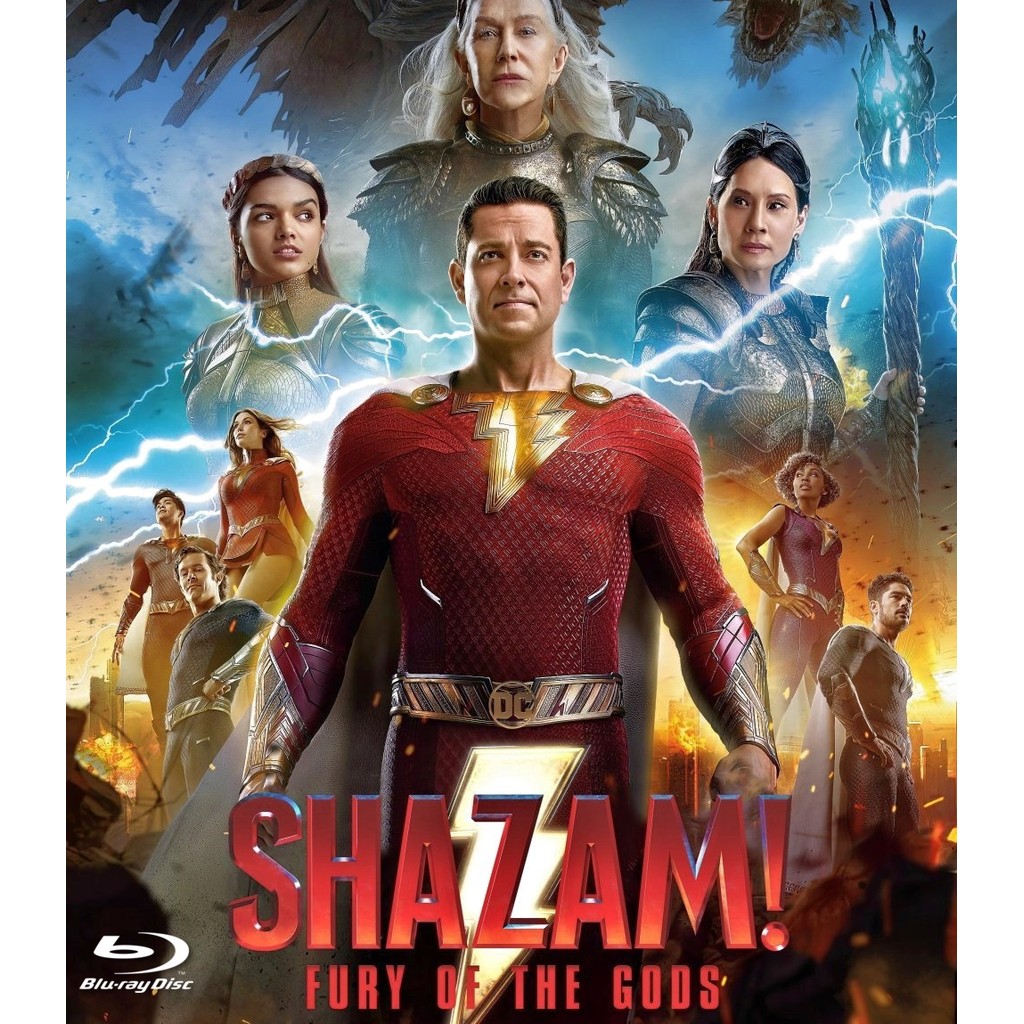 Shazam! Fury of the Gods (2023) บลูเรย์ Blu-ray ⭐6.5/10 Zachary Levi