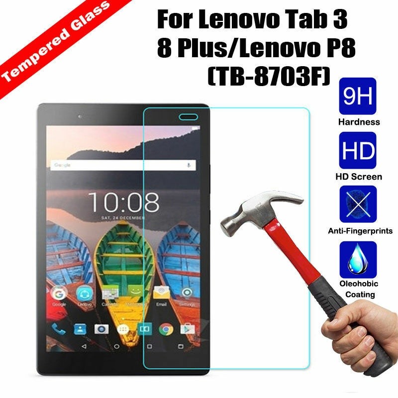 1 ชิ้นป้องกันหน้าจอสําหรับ Lenovo Tab 3 8 Plus P8 TB-8703F HD กระจกนิรภัยป้องกันฟิล์ม Shield – โปรปัง