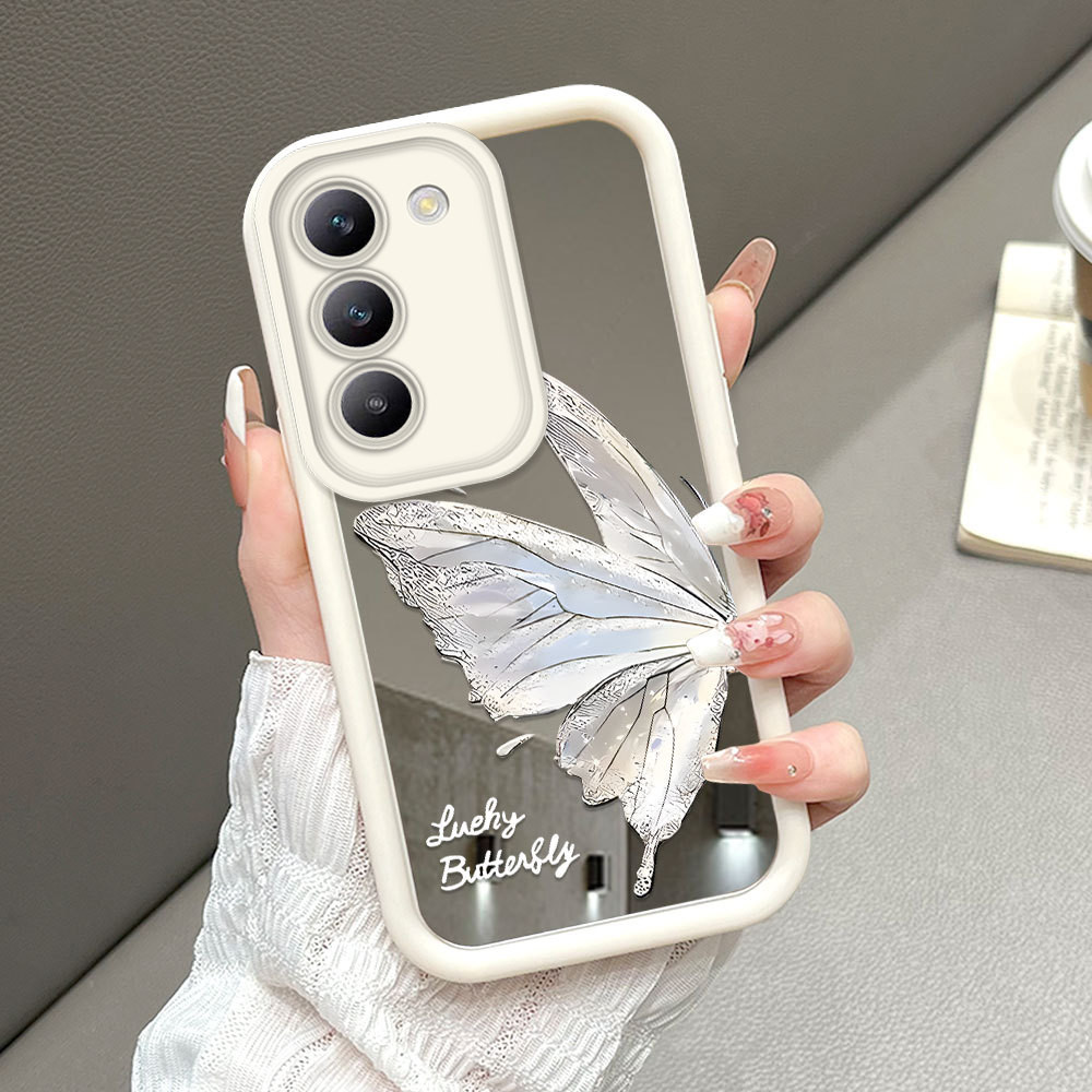 VIVO Y100 5G 4G สําหรับกระจก Softcase กรณี HP โทรศัพท์ Kesing ปลอก Kupu 1260 JZ