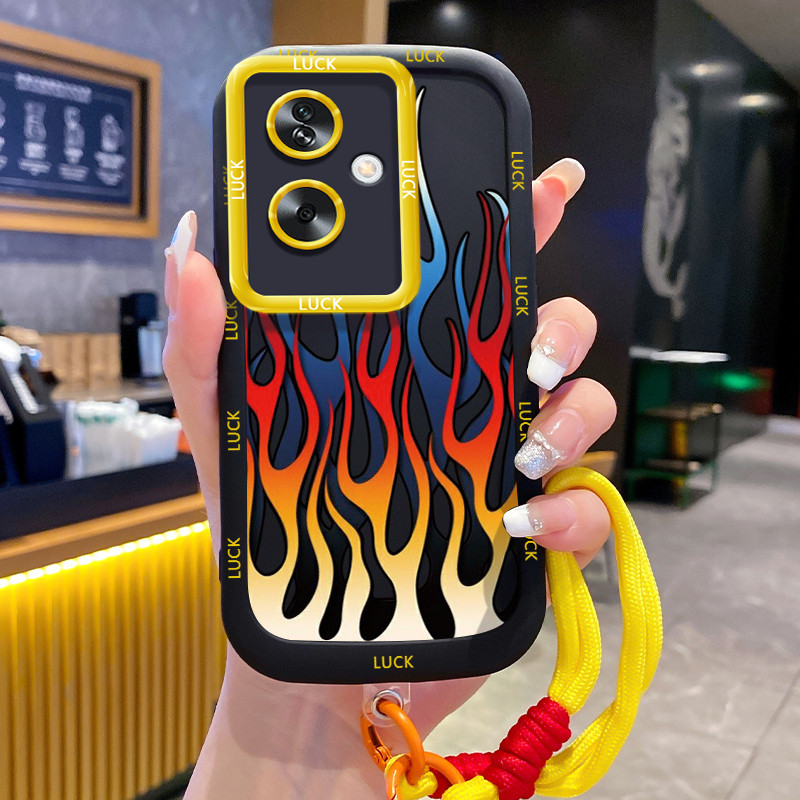 HPเคสโทรศัพท์สําหรับOPPO A79 5G A2 5Gกรณีรูปแบบไฟเคสโทรศัพท์CesingซิลิโคนSoftcaseส่วนบุคคลแขวนสายFul