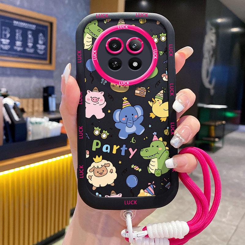 Realme 12 5G 13 5G C65 5G Narzo 70X 5G Narzo N65 5G พร้อมเชือกเส้นเล็กสุดน่ารัก