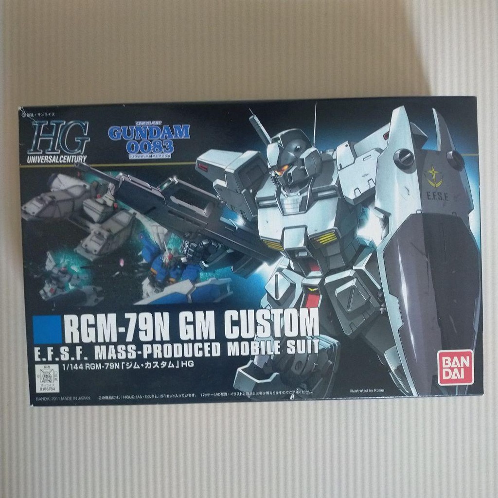 【Direct from Japan】RGM-79N GM CUSTOM HG 1/144 กันดั้มโมเดลคิท【Japan Exclusive】