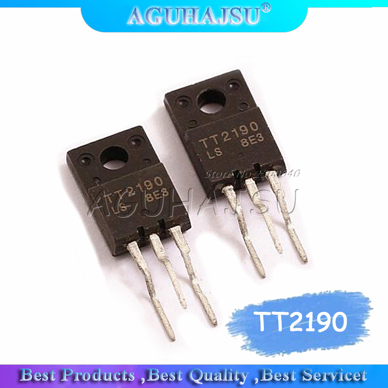 HT-10pcs TT2190 Triode TV power supply Tube TO 220F สีทีวีพร้อมความต้านทานหลอดขนาดเล็ก