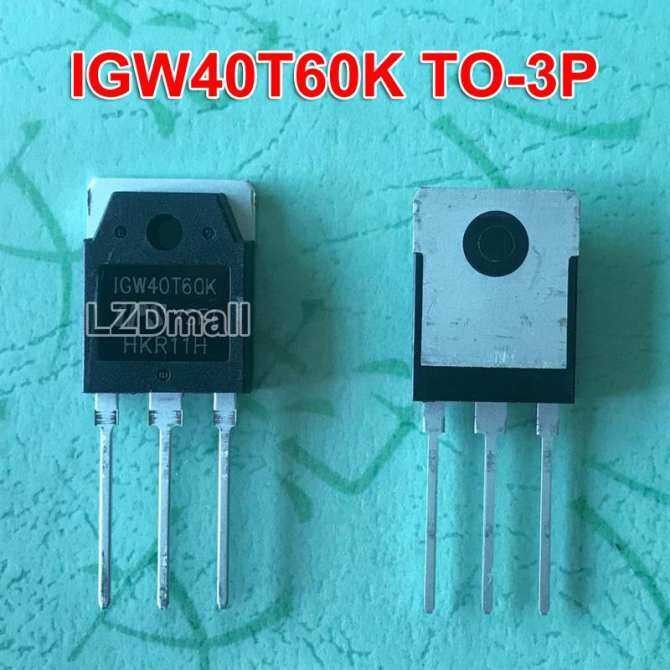 2 ชิ้น IGW40T60K TO-3P IGW40T60U IGW40T60F IGW40T60 40T60 TO3P 40A / 600V IGBT ทรานซิสเตอร์ใหม่เดิม