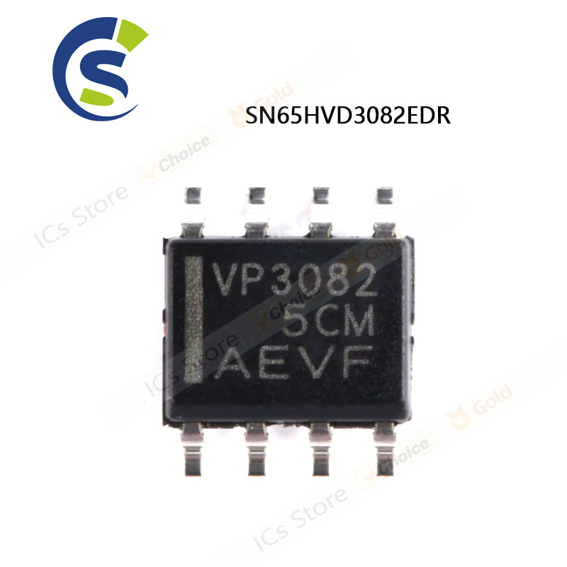 10PCS ใหม่และต้นฉบับ SMD VP3082 SN65HVD3082DR SN65HVD3082 SOP-8 SN65HVD3082EDR