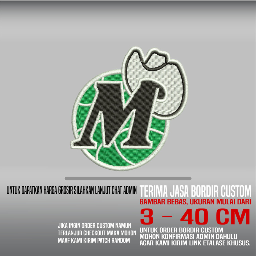DALLAS MAVERICKS SPORT LOGO EMBROIDERY PATCH HDP-191