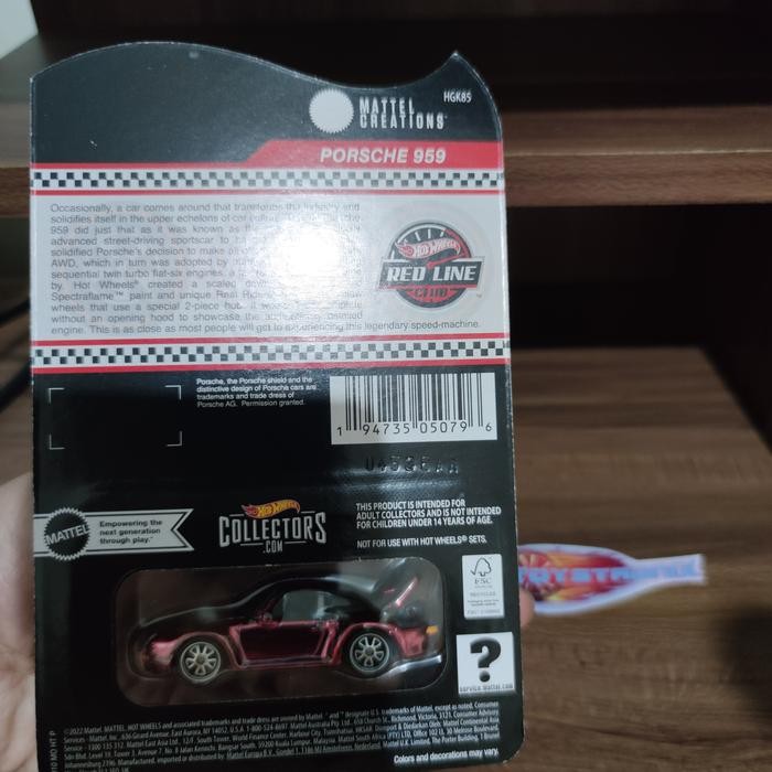 Rlc porsche 959 porsh ล้อร้อน ล้อร้อน redline หายาก porsche95