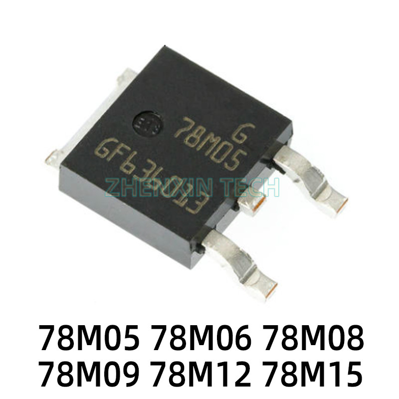 10 ชิ้น/ล็อต 78M05 L78M05 TO252 L78M05CDT ทรานซิสเตอร์ TO-252 78M06 78M08 78M09 78M12 78M15 L78M06CD