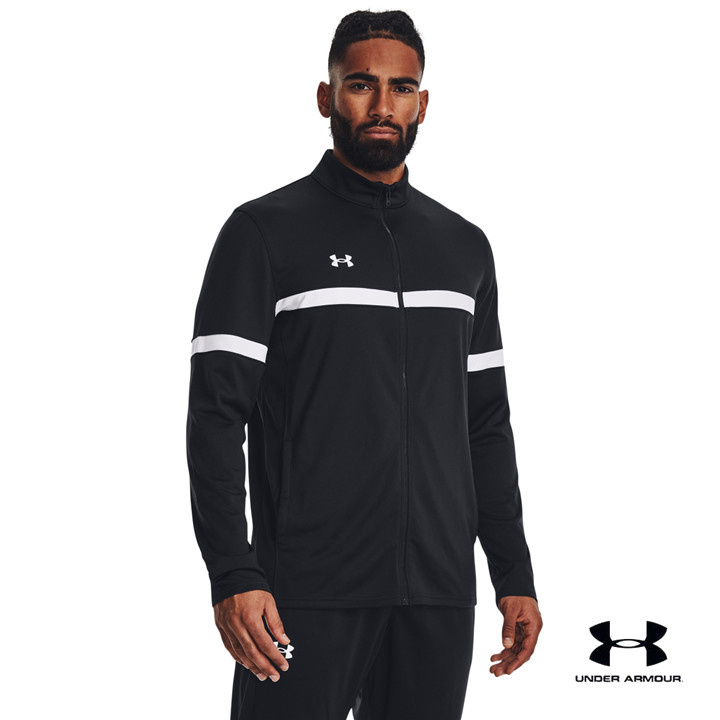 Under Armour เสื้อซิปเต็มตัวสำหรับผู้ชาย UA Knit Warm Up Team