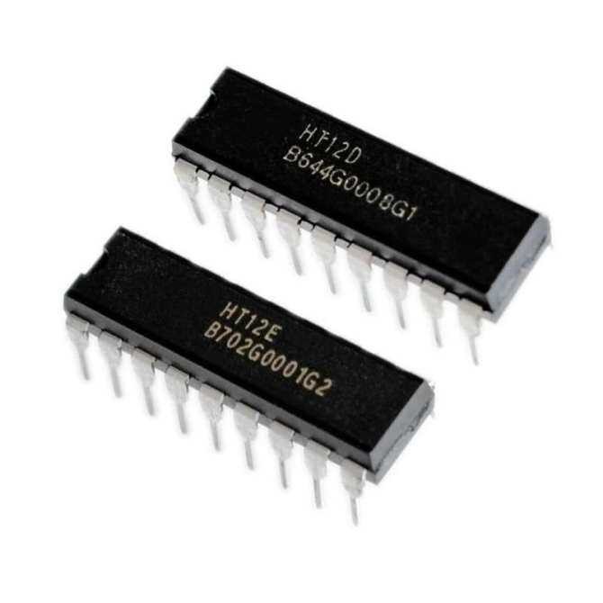 2 คู่ = 4 ชิ้น HT12D + HT12E DIP20 HT-12D HT-12E DIP-20 ใหม่