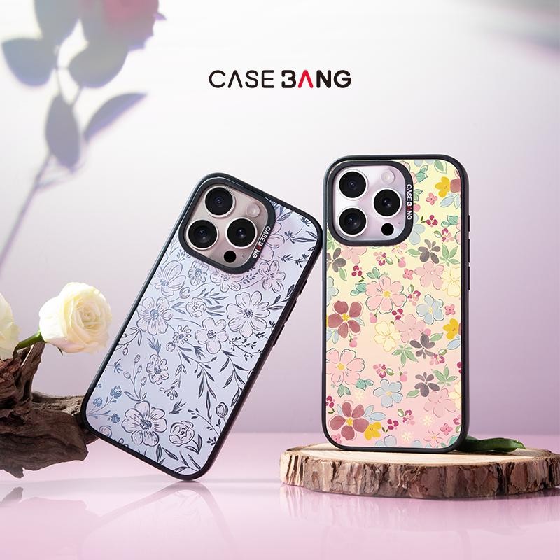 CASEBANG - เคสแม่เหล็ก Petals Sunshine Series, แบบถอดเปลี่ยนได้, สําหรับ iPhone14-17