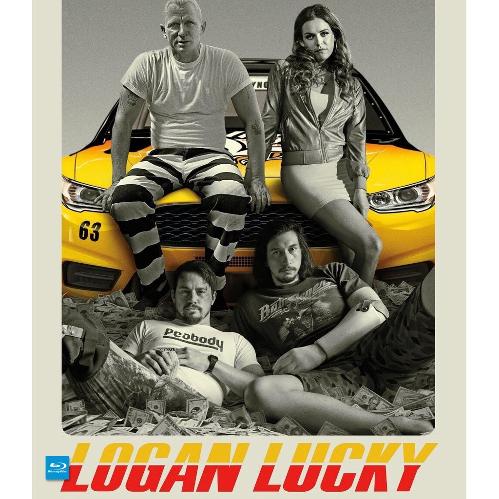 แผ่น Bluray Logan Lucky แผนปล้นลัคกี้ โชคดีนะโลแกน มีเสียงไทย
