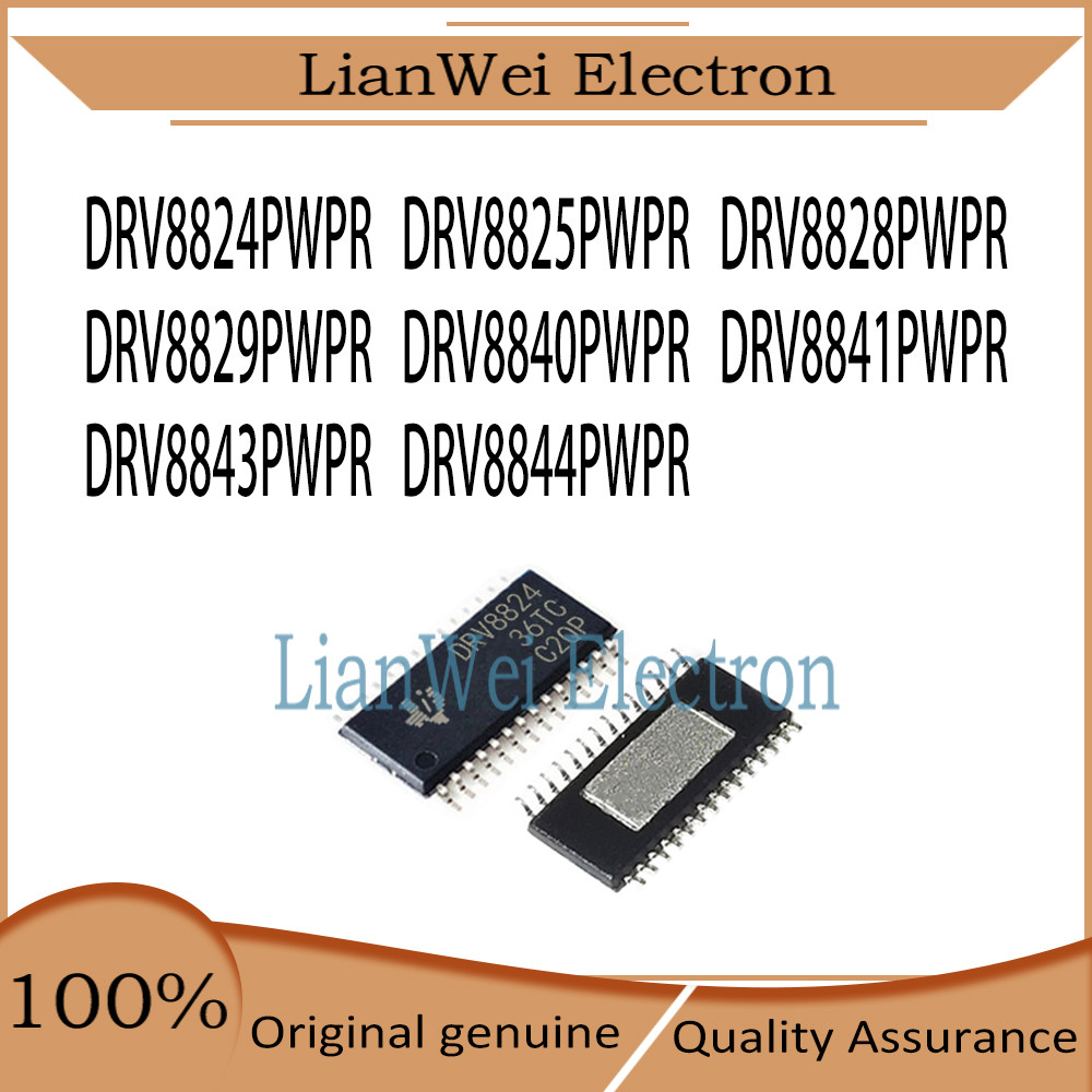 ยี่ห้อใหม่ DRV8824 DRV8825 DRV8828 DRV8829 DRV8824PWPR DRV8825PWPR DRV8828PWPR DRV8829PWPR DRV8840PW