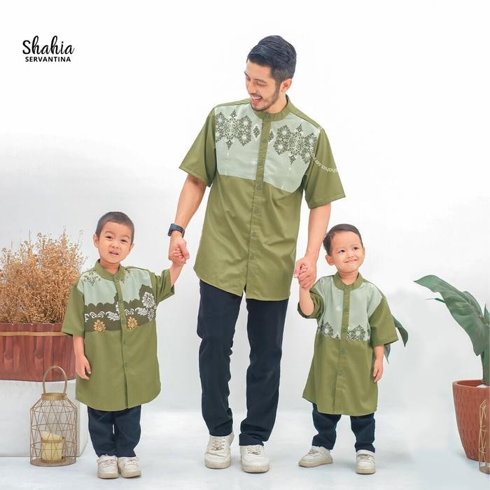 BigSal3%- Shahia Servantina - Jenaira & Juan Set Family Long Muslim Couple Clothes