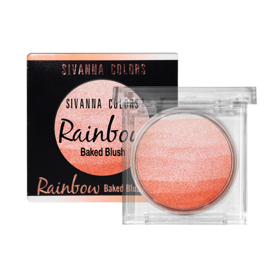 HOT🔥HF370 SIVANNA Rainbow Baked Blush เรนโบว์ เบค บลัช 12 กรัม