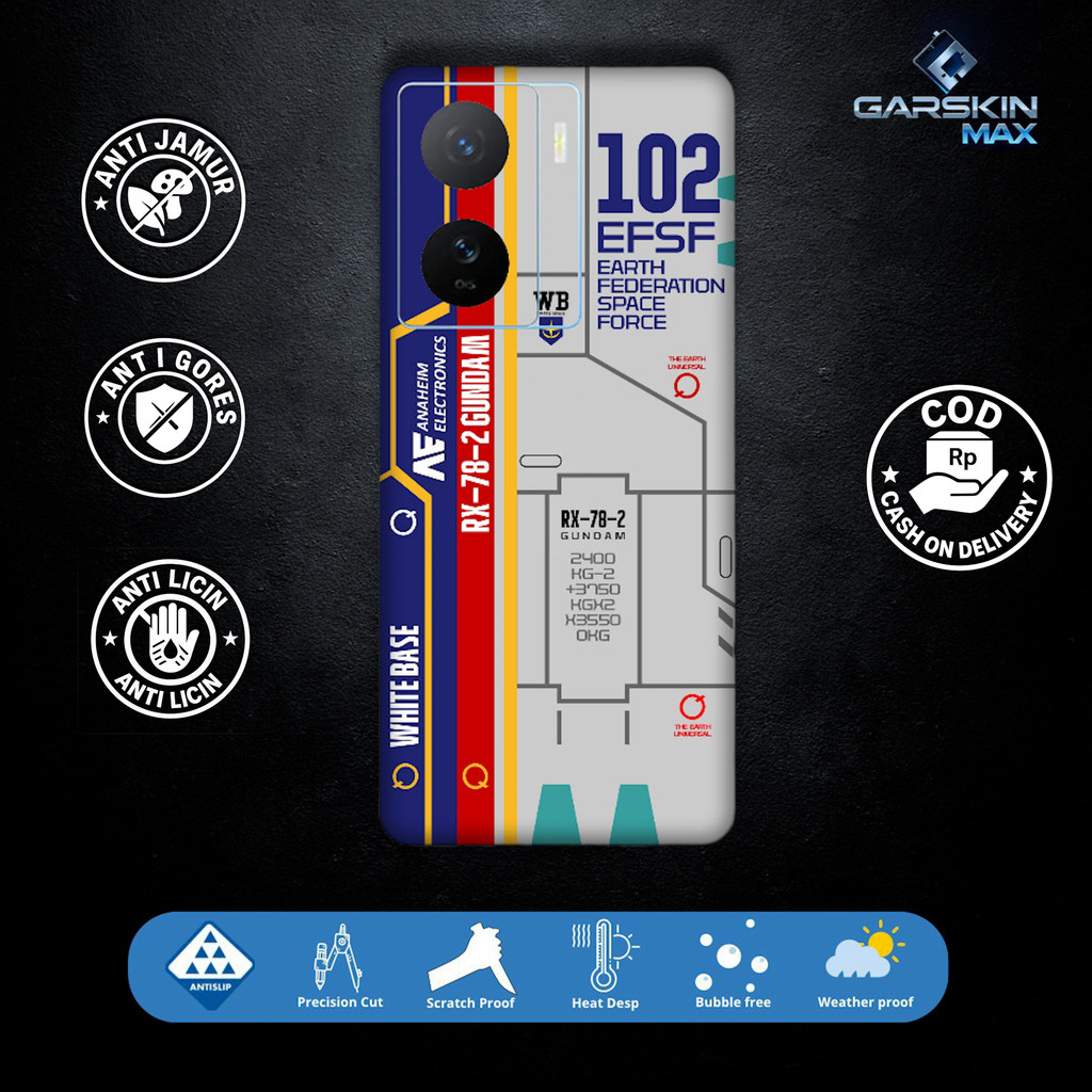 Garskin Skin iqoo Z7X Fullbody gndm series Fullbody / Backonly | กันรอย | สามารถนํากลับมาใช้ใหม่ได้ 