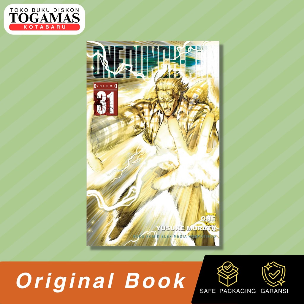 One Punch Man 31 - หนึ่ง, Yusuke Murata - Elexmedia Komputindo (Elex)