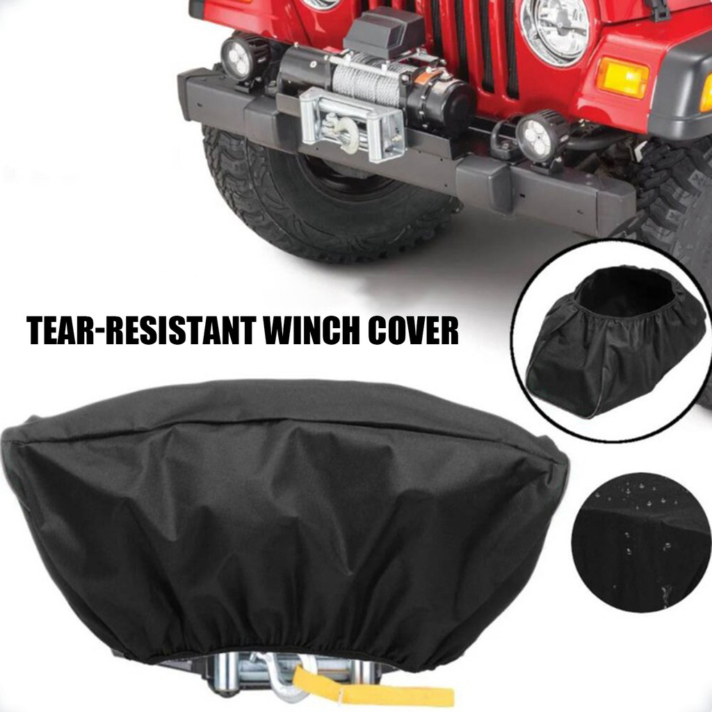 Playfisher-WinchฝาครอบHeavy Dutyกันน้ําป้องกันฝุ่นWinchสําหรับ8500-17500 Lbsไฟฟ้าWinch Universalรถอุ