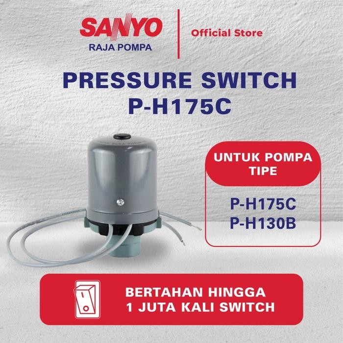 ปั๊มน้ําสวิตช์แรงดันอัตโนมัติ SANYO PH 175 C / PH 175 C / PH 150 / PH 151 / PH 236