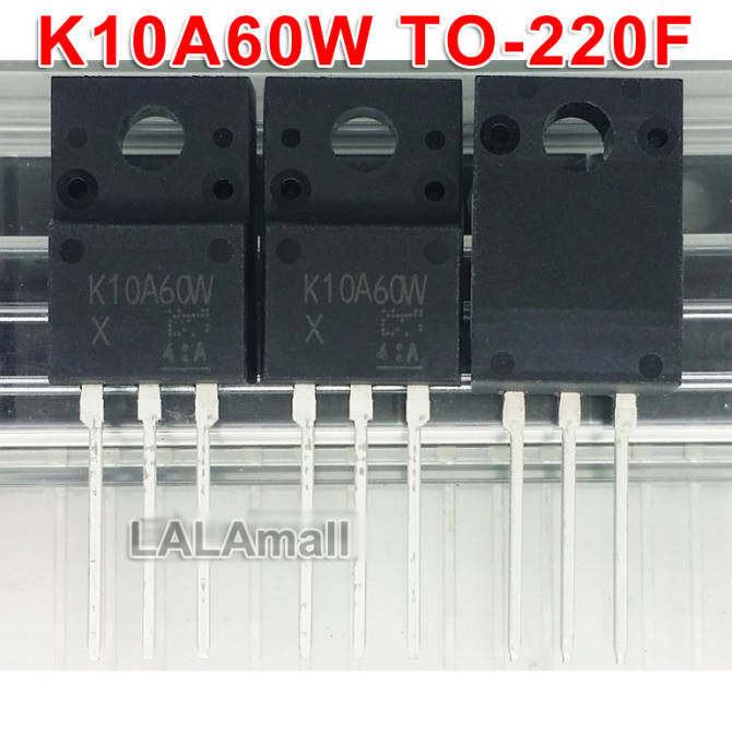10pcs K10A60W TO-220 TK10A60W TO-220F 10A60 10A60W TO220 600V 9.7A N-channel MOSFET ทรานซิสเตอร์ใหม่