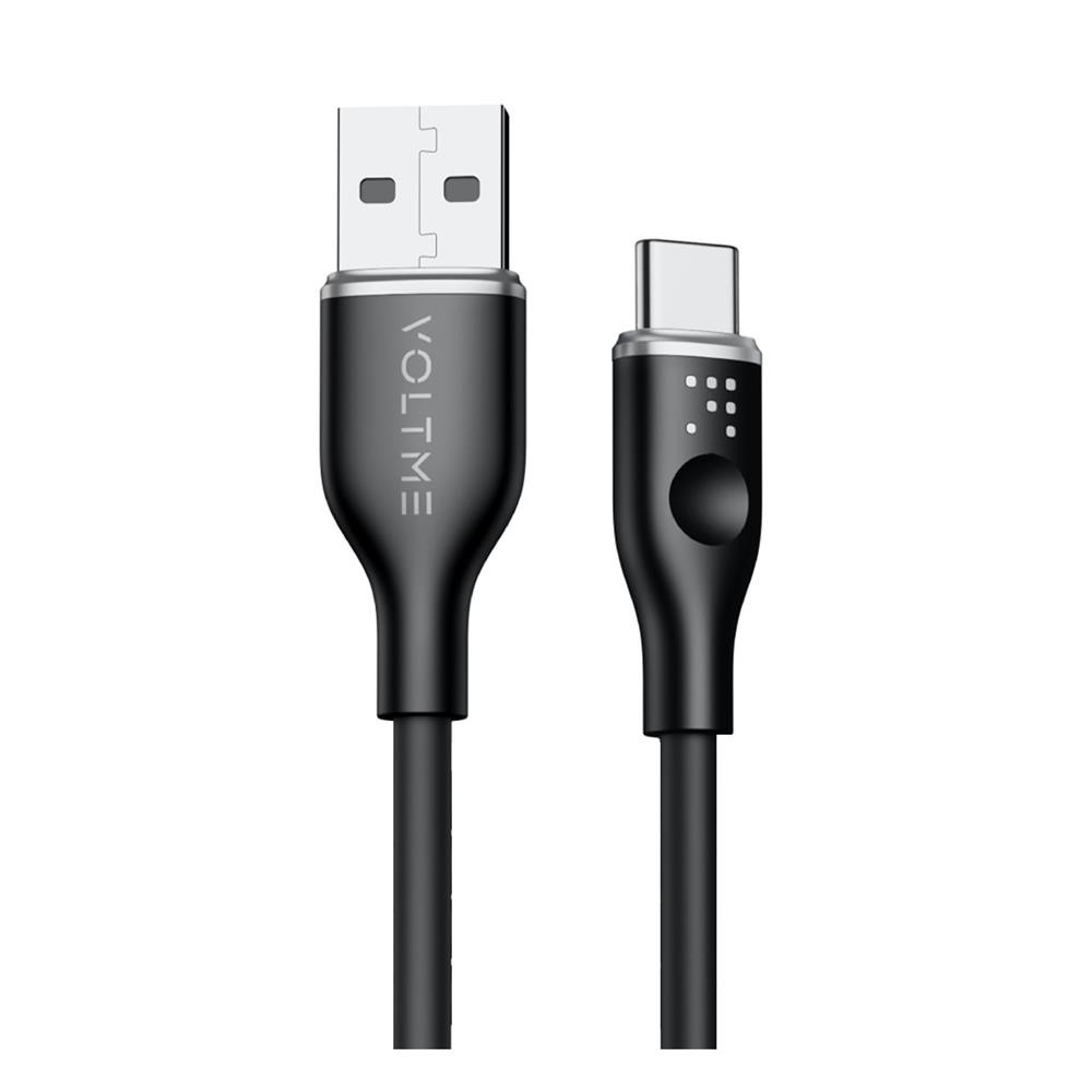 VOLTME สายชาร์จ USB-A TO USB-C C2002 1 เมตร สีดำ จัดส่งโดย HomePro
