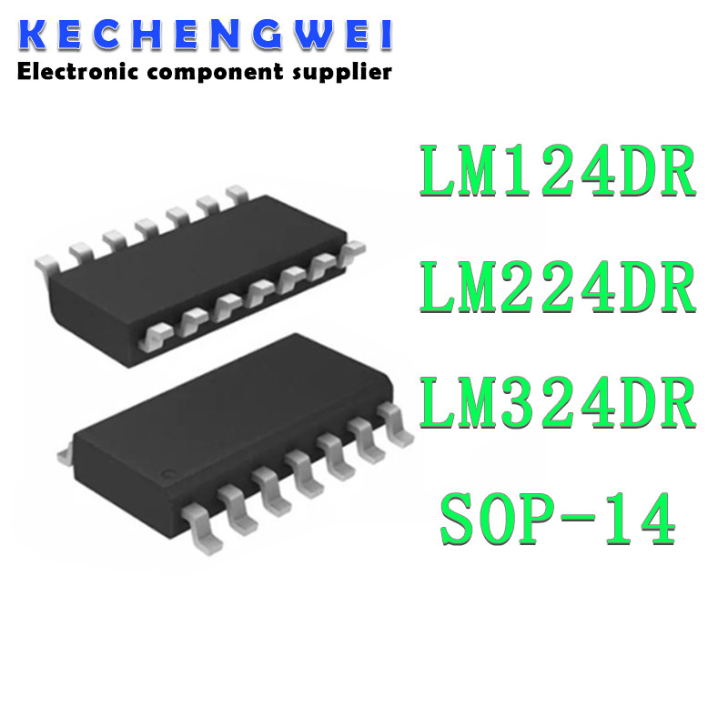 10pcs LM224DR SOP-14 LM224 SOP14 LM224D 224DR SOP LM124DR LM124 LM324