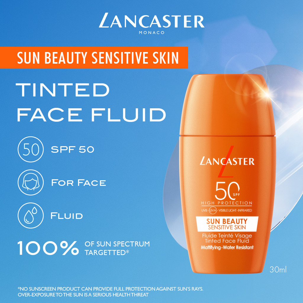 Lancaster Sun Beauty Sensitive Skin Tinted Face Fluid SPF50 30ml