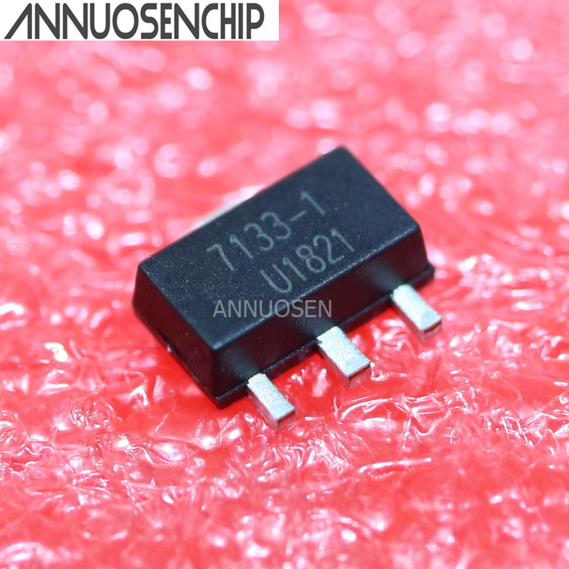 100PCS HT7133 HT7133-1 SOT-89 ใหม่และต้นฉบับ