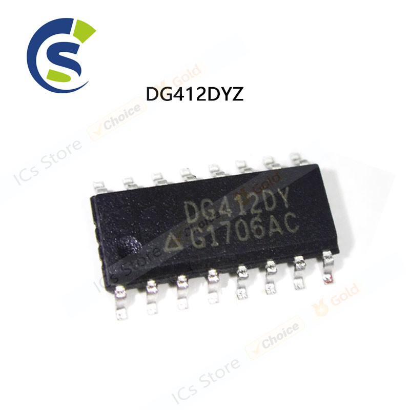 ชิปเซ็ตใหม่ 10 ชิ้น DG412DY DG412 SOP-16 DG412DYZ